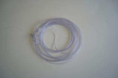 Butterfly shaped nasal oxygen tube