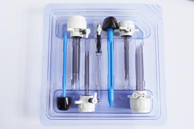 Disposable puncture device set