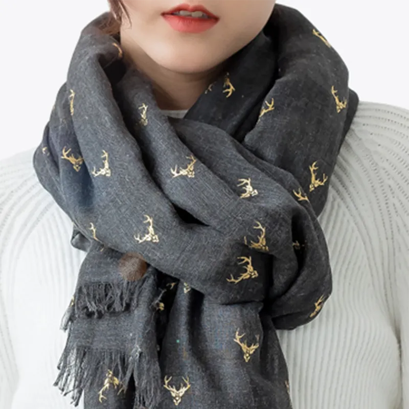 Woven Artificial Cotton Scarf