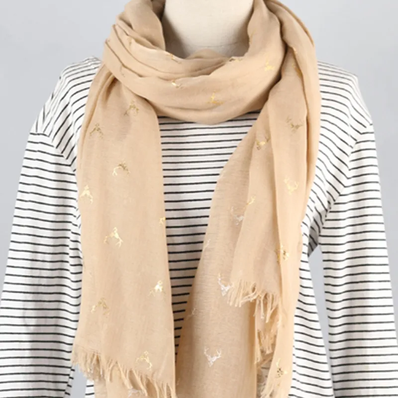 Woven Artificial Cotton Scarf