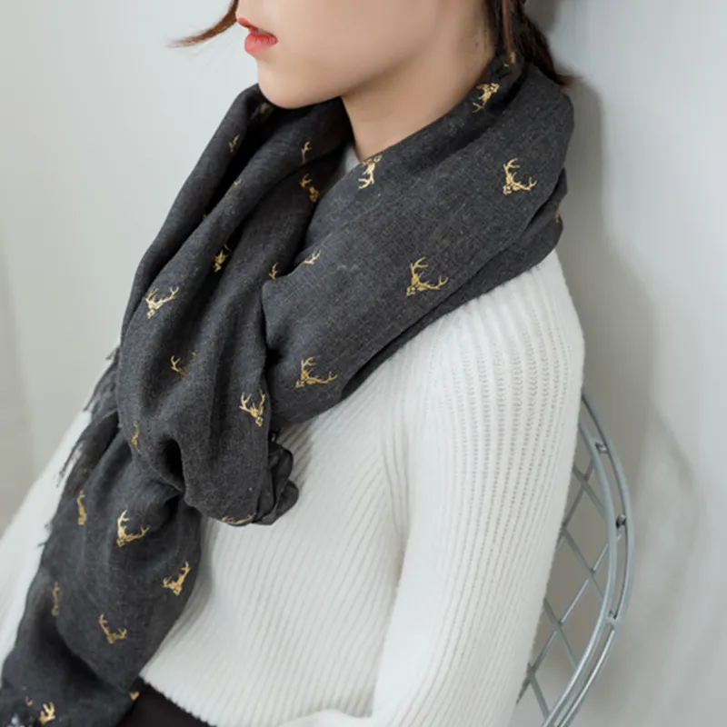 Woven Artificial Cotton Scarf