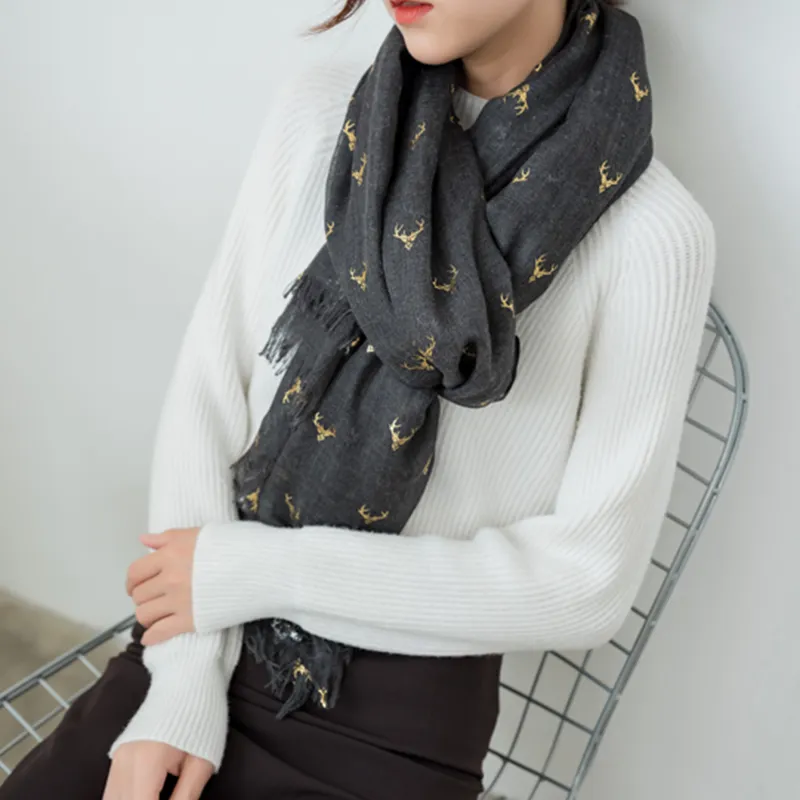 Woven Artificial Cotton Scarf