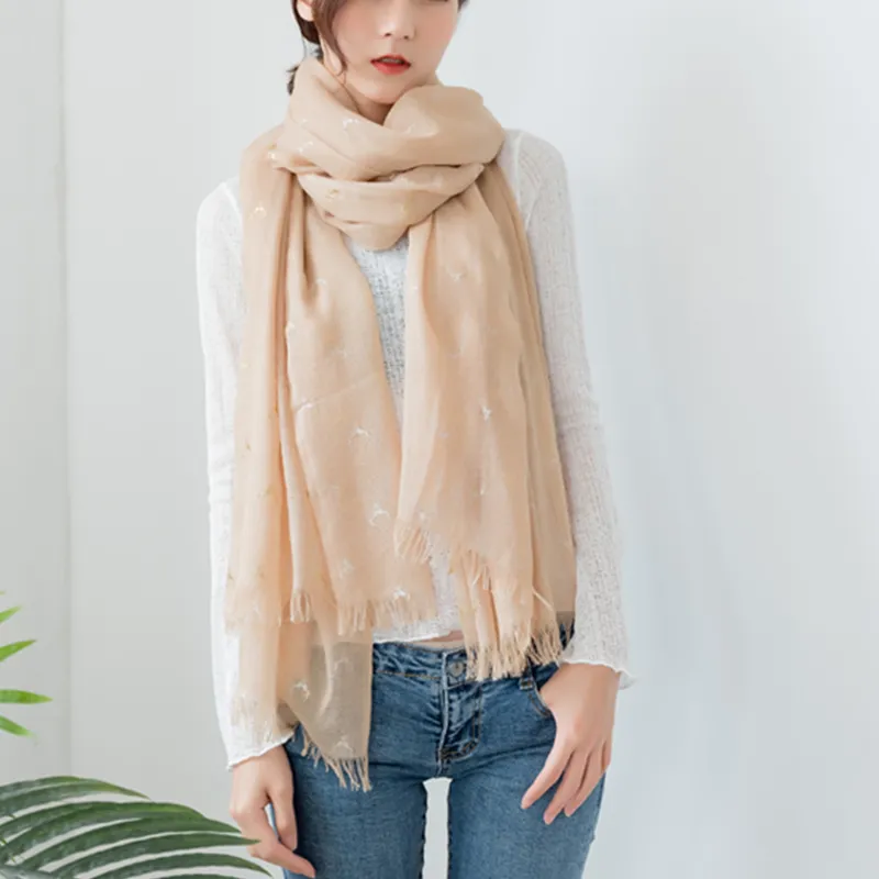 Woven Artificial Cotton Scarf