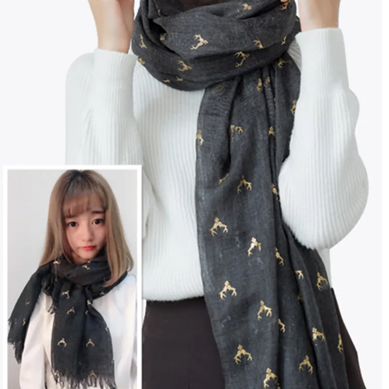 Woven Artificial Cotton Scarf