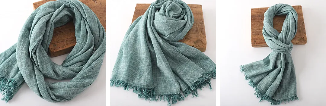 Woven Artificial Cotton Scarf