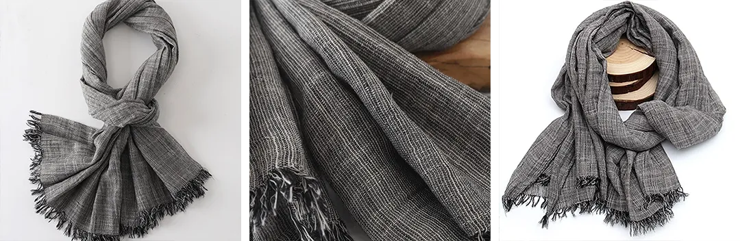 Woven Artificial Cotton Scarf