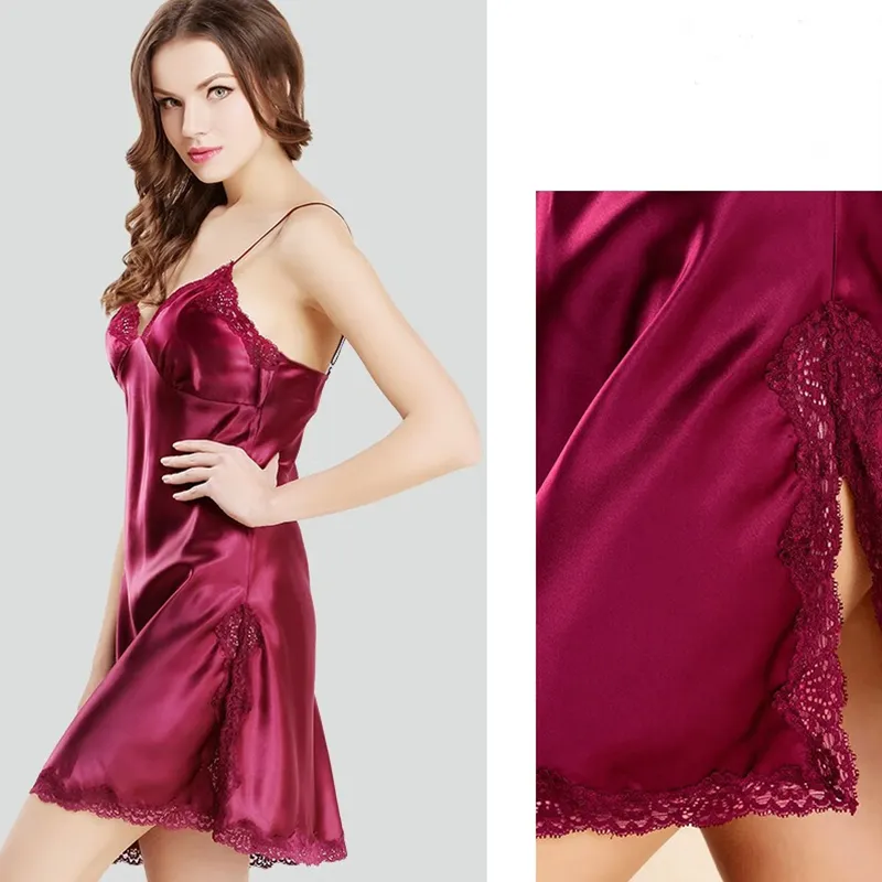 Classic Silk Satin Sleepwear With Custom Design