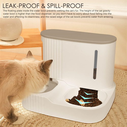 2-in-1 pet feeder and water dispenser