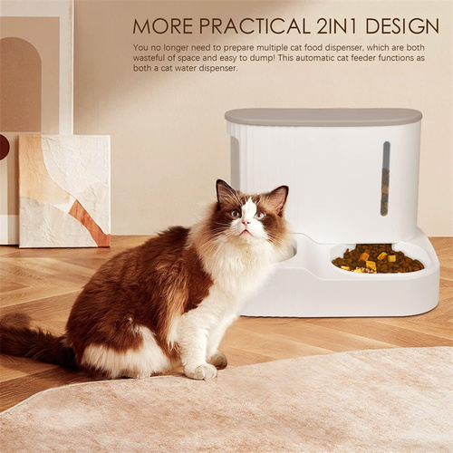 2-in-1 pet feeder and water dispenser