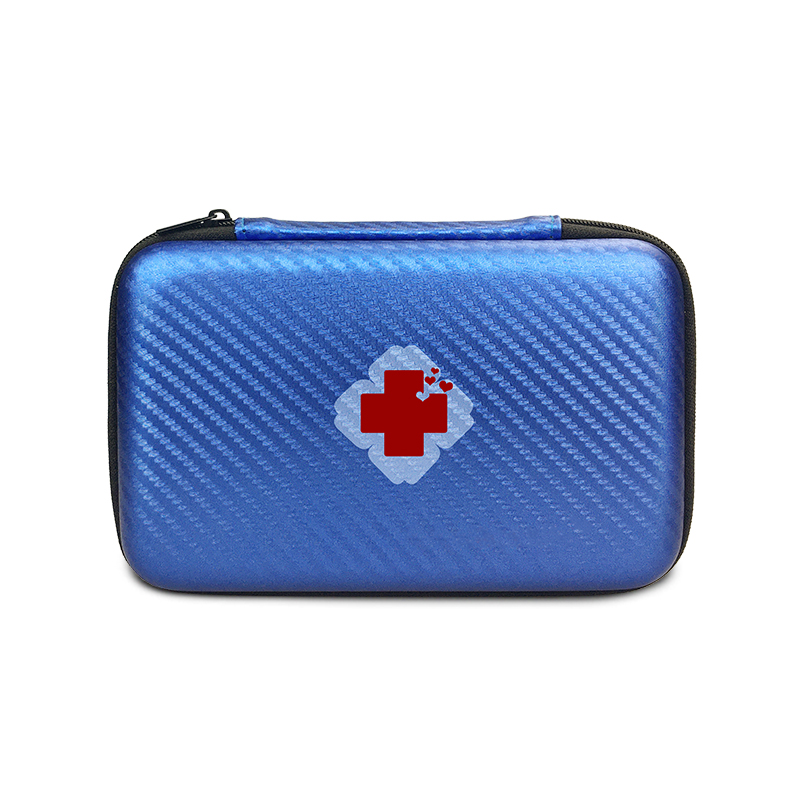 Estuche médico de EVA rígido de diseño personalizado azul