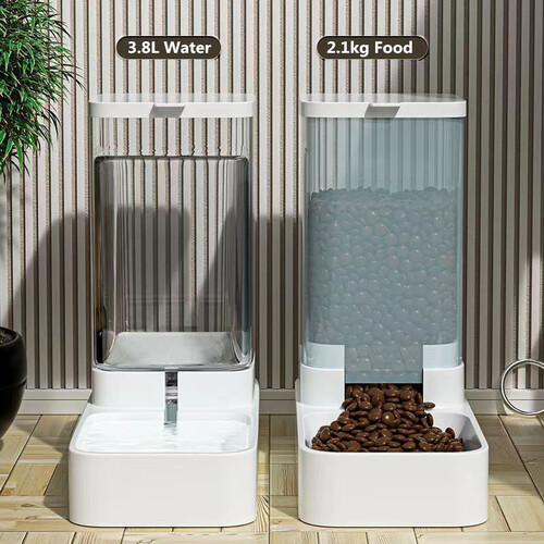 Pet feeder and water dispenser