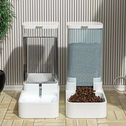 Pet feeder and water dispenser