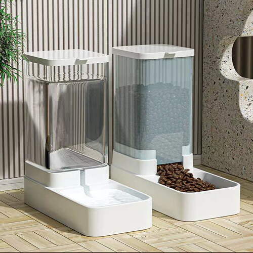 Pet feeder and water dispenser