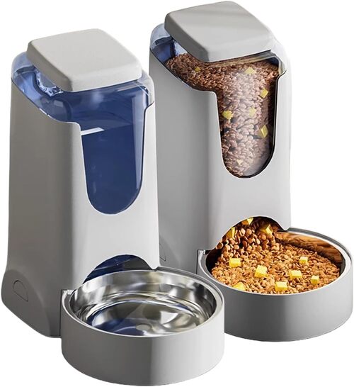 Food Dispenser Dog Feeder and Water