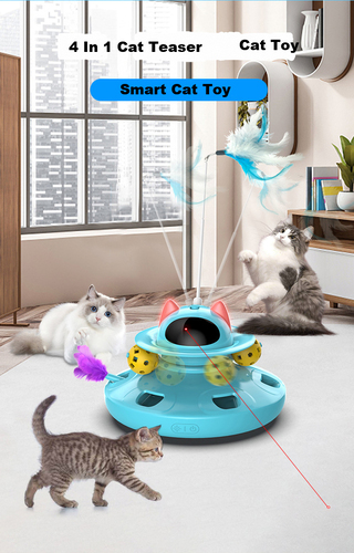  4-in-1 na Interactive na Mga Laruang Pusa {847792958} } 4-in-1 interactive Cat Toys 