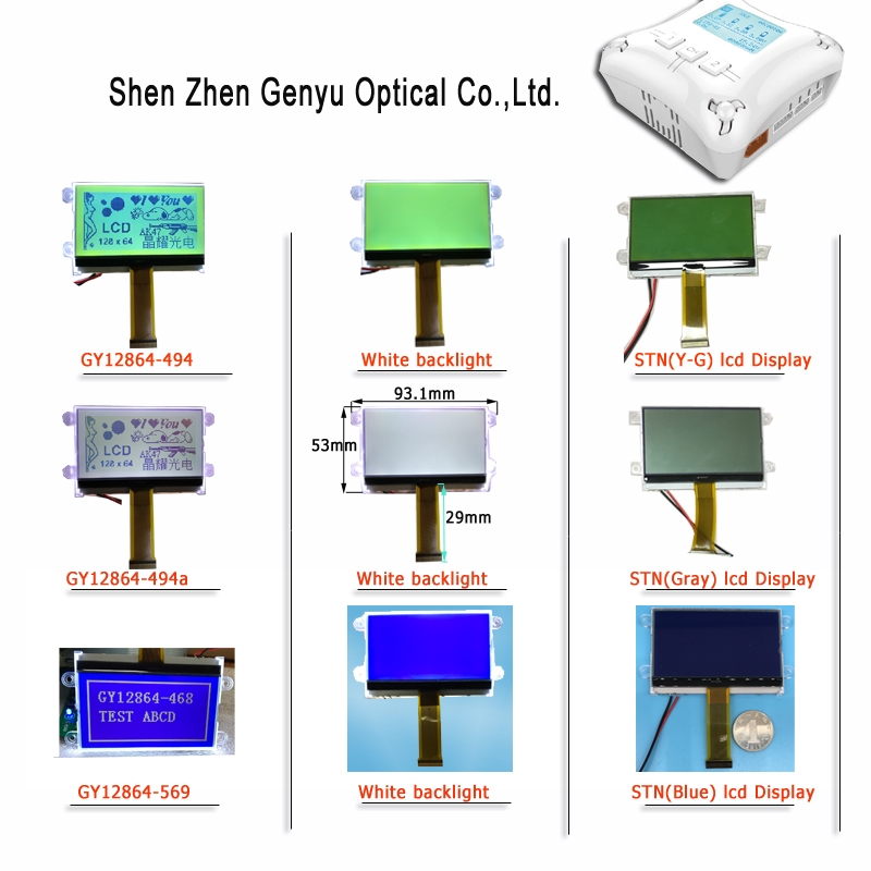 12864 dots LCD display Module 128*64 Monochrome Screen Custom COG Graphic Display