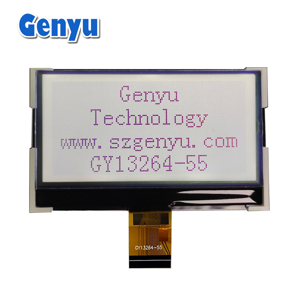 2.9 Inch 13264 LCD Socket FPC ST7567 COG Display LCD Fstn 132x64 LCD Display