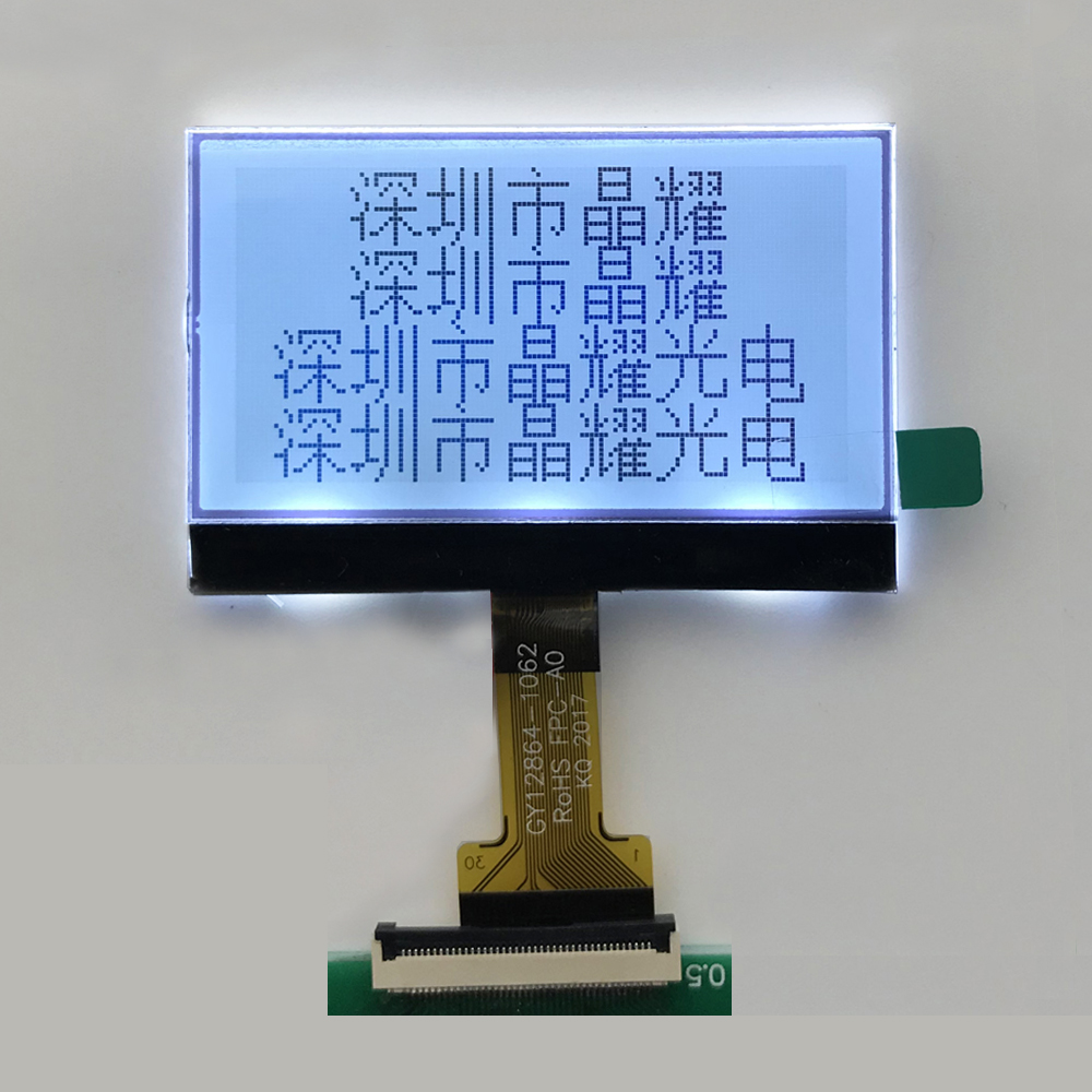 2.15Inch Standard LCD Display 128*64 Fstn COG FPC LCD