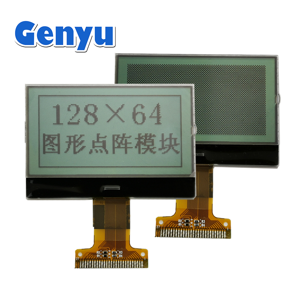 Genyu Custom 2.4 inch 12864 FSTN Reflective Positive ST7567 Display 128*64 LCD Module