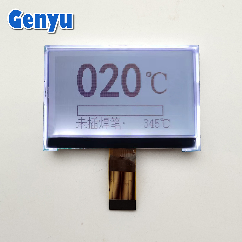 2.7 inch Fstn COG LCD 24pin FPC 8-bit Parallel interface 196x96 dots Graphic display