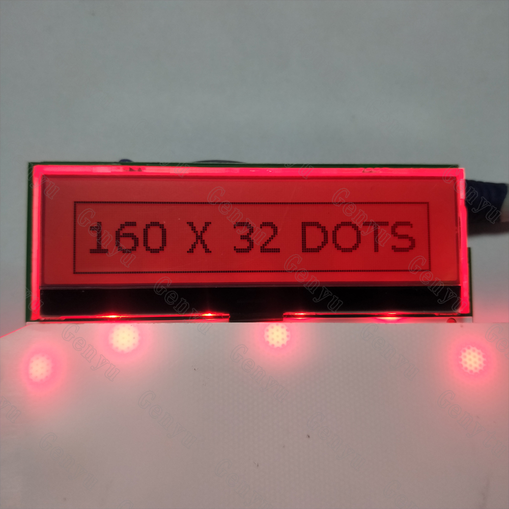 16032 LCD Module RGB LED Backlight Car Display 160x32 LCM Graphic LCD Display