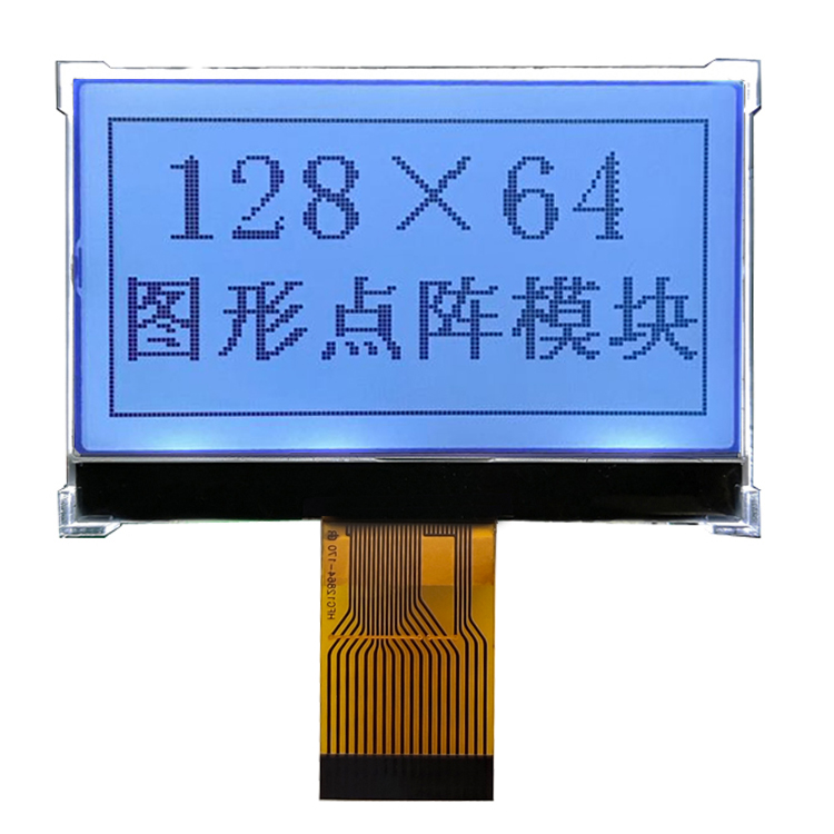 Genyu 2.9 inch FSTN COG+FPC 12864 Graphic lcd Module Custom Size LCD Screen