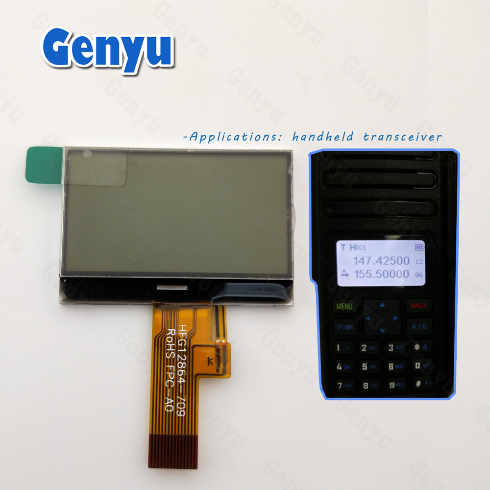 1.46 inch 12864 FSTN Positive LCD Small Size 128x64 Dots LCD screen