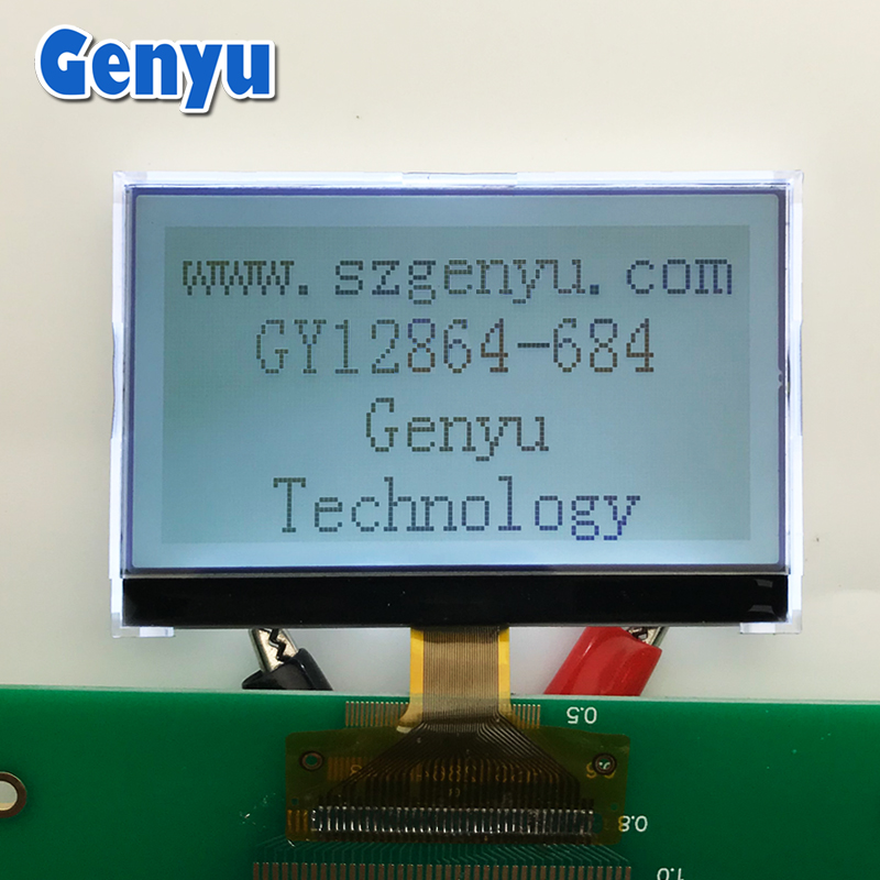 2.72 inch LCD Fstn White Screen ST7565R Graphic Display 128x64 COG LCD 12864