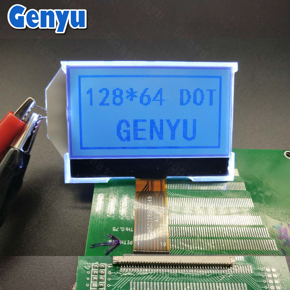 2.15Inch LCD Display 128*64 STN Positive COG FPC LCD 12864