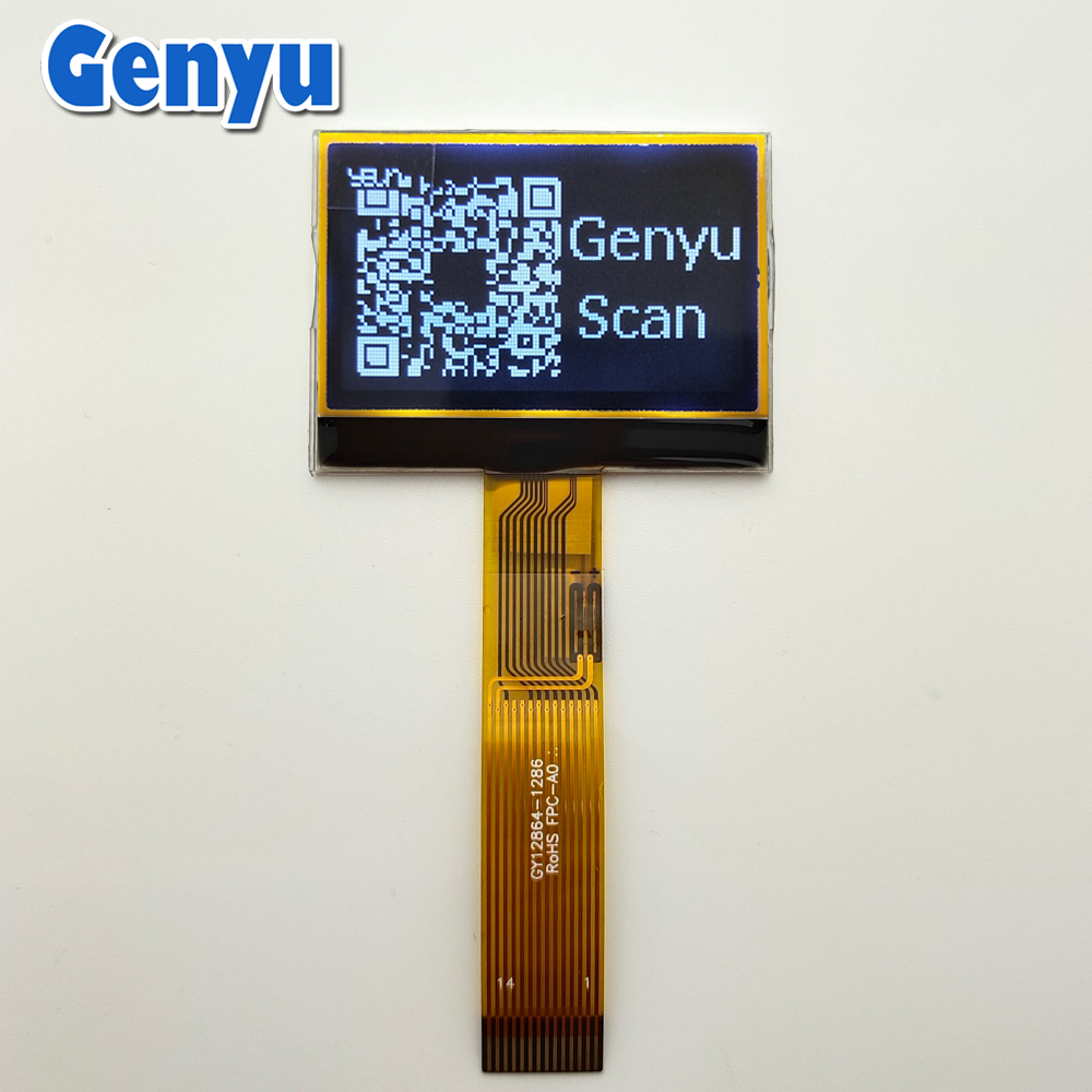 1.88 inch DFstn Negative ST7567 LCD 128x64 Dots SPI interface COG LCD 12864