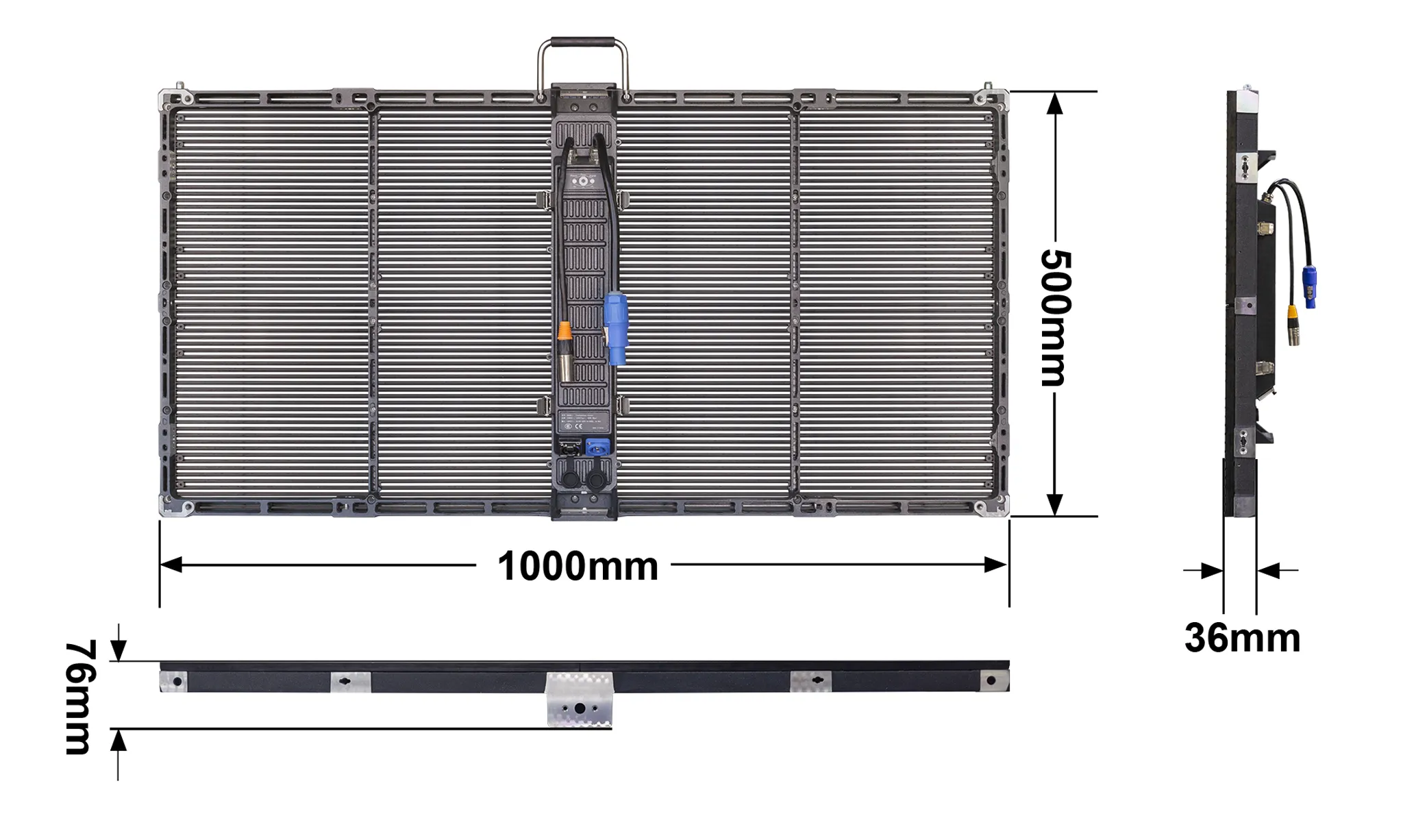 Outdoor Fixed Installation Transparent LED Screen