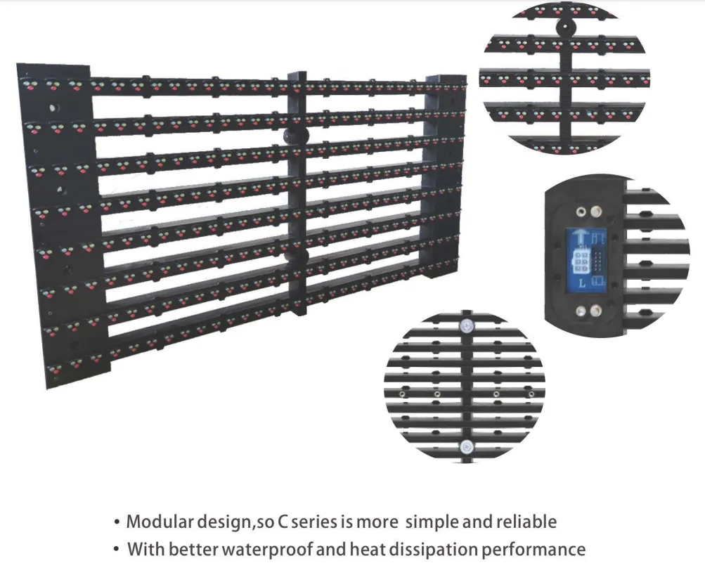 Outdoor Fixed-IP65 Transparent Led Mesh Screen