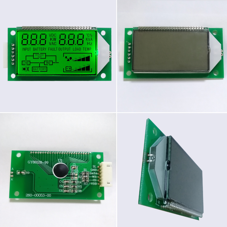 Custom inverter lcd TN 7-Segment LCD Display HT1621 lcd display