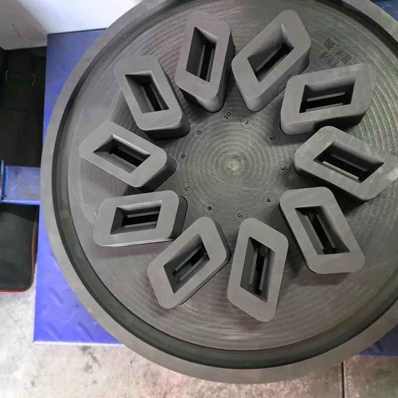 Hot pressed graphite mold