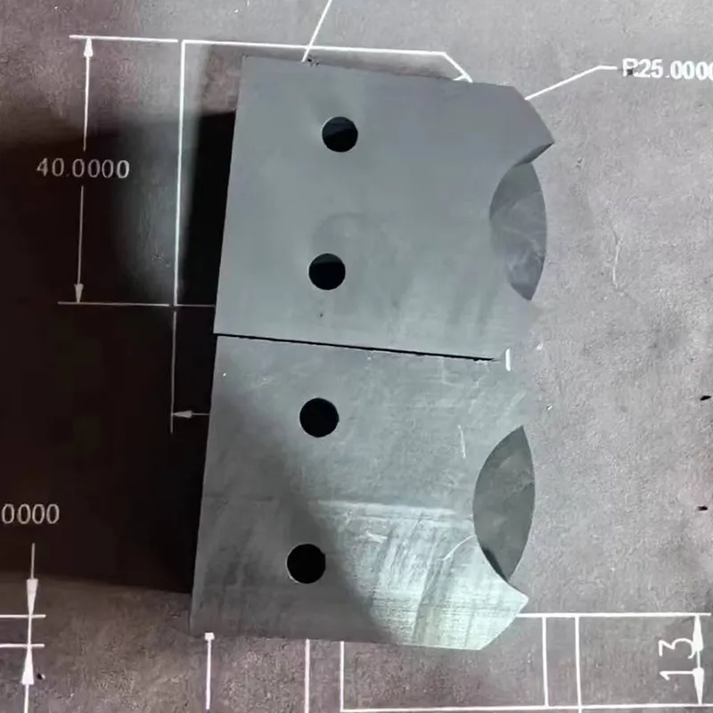 Hot pressed graphite mold