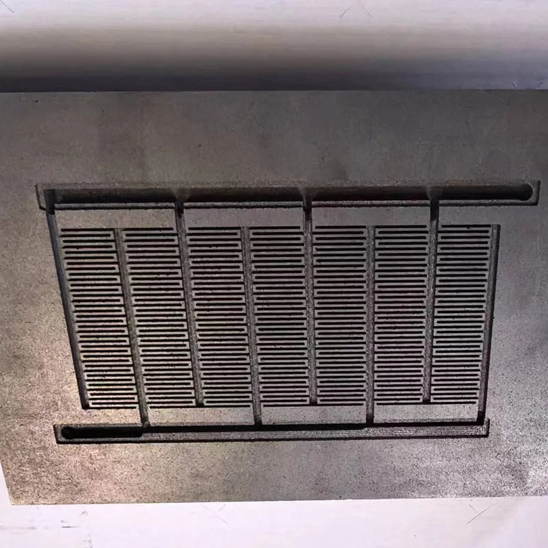 Hot pressed graphite mold
