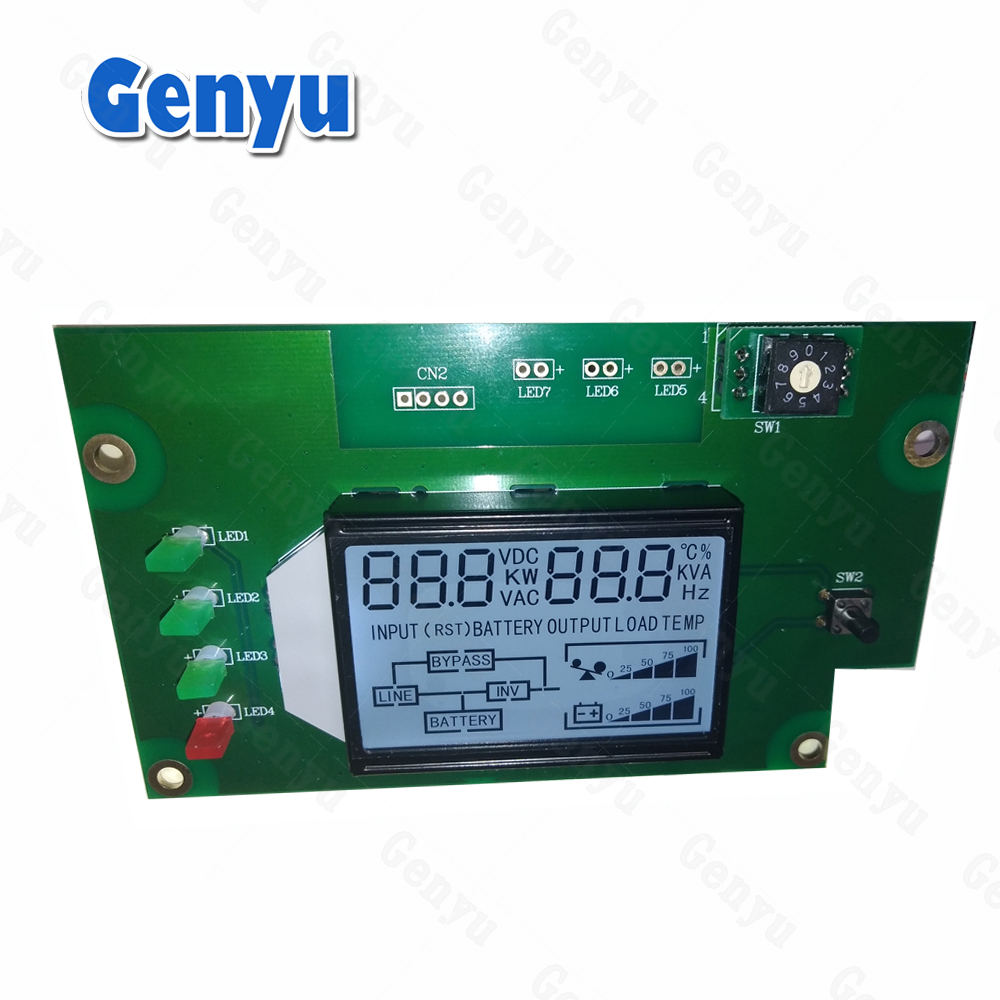 Manufacturer OEM COB Custom Segment lcd Display TN Screen For UPS Power display