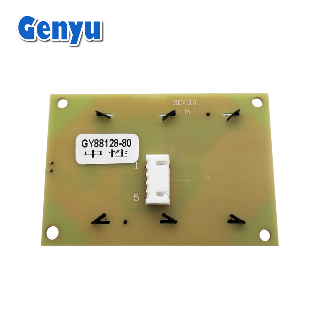 China LCD supplier Monochrome HTN Blue Cusotm segment LCD display For UPS Power 