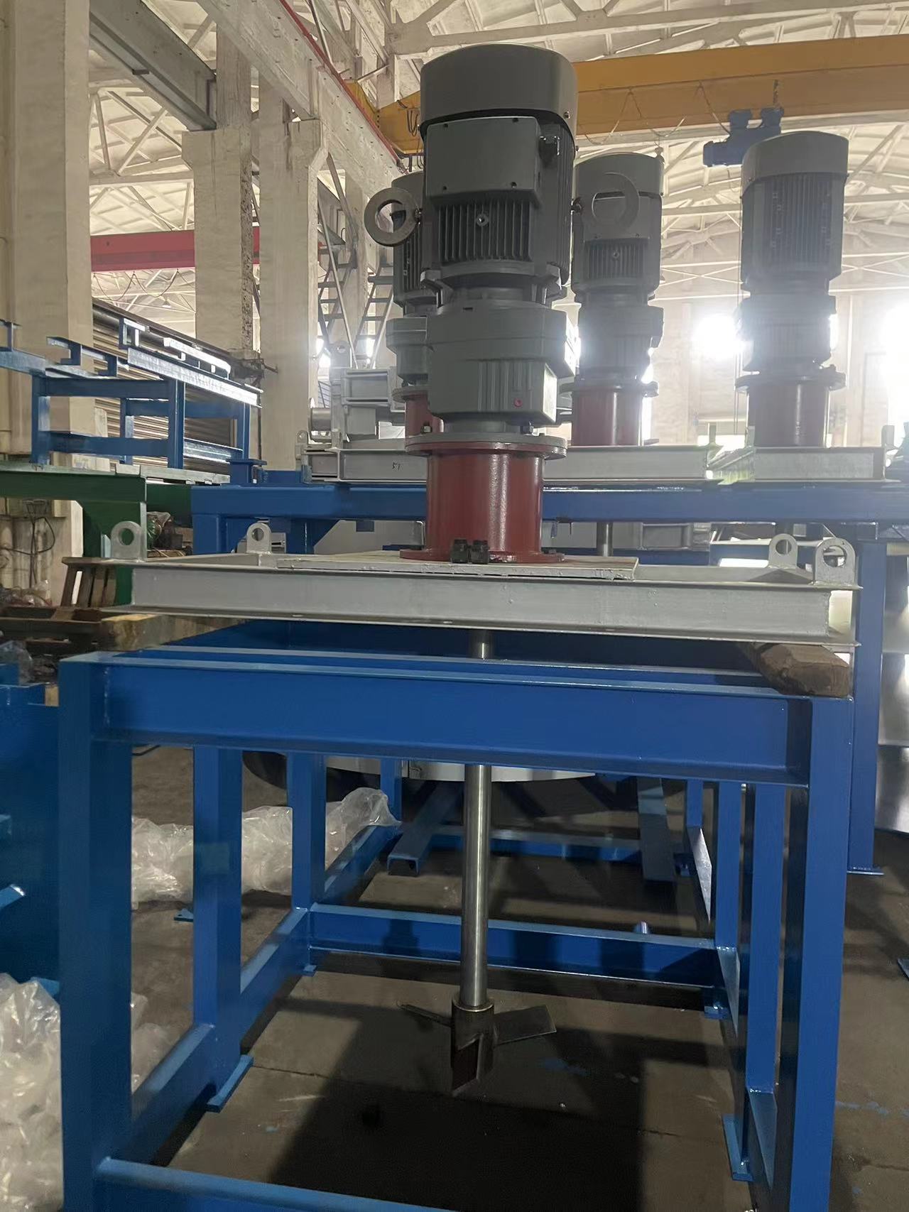 Scrap lead battery recycling equipment agitator lead refining furnace customized lead liquid mixer machine