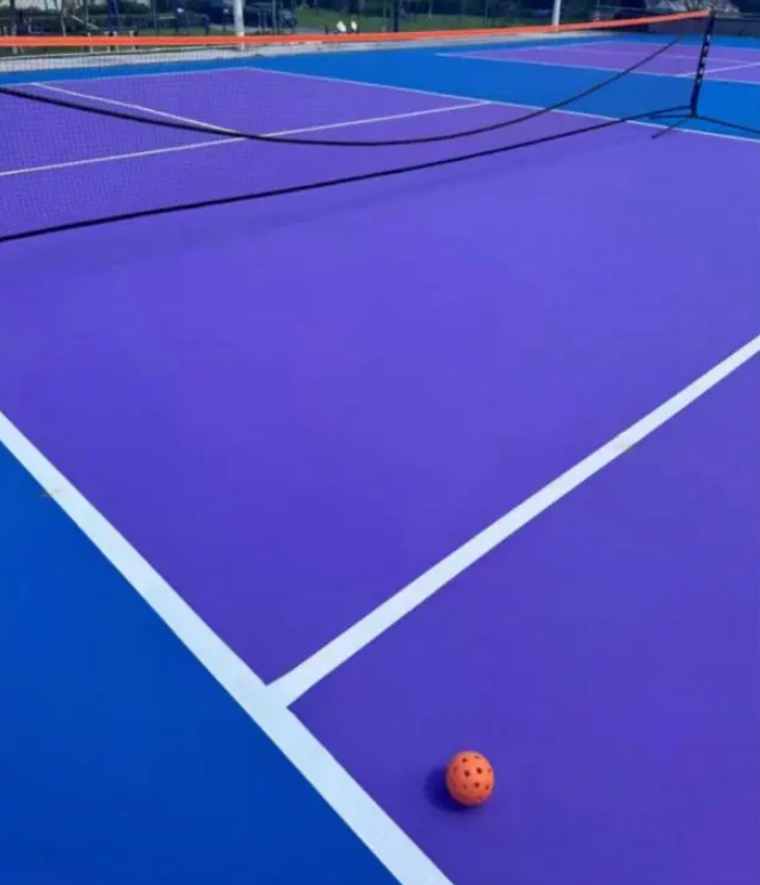 The difference between pickleball court and badminton court