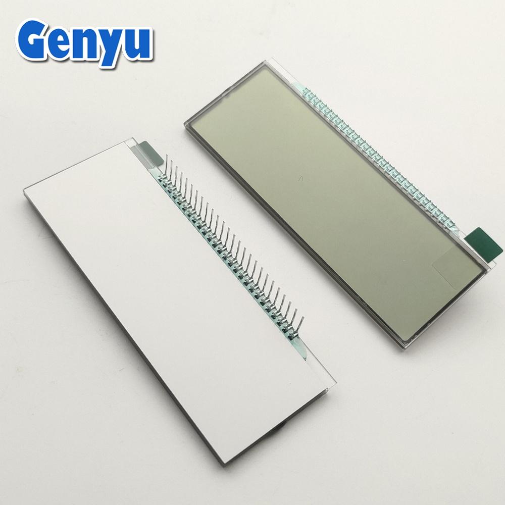 Custom Size Monochrome HTN Grey Color Segment LCD Display For Gas Meters