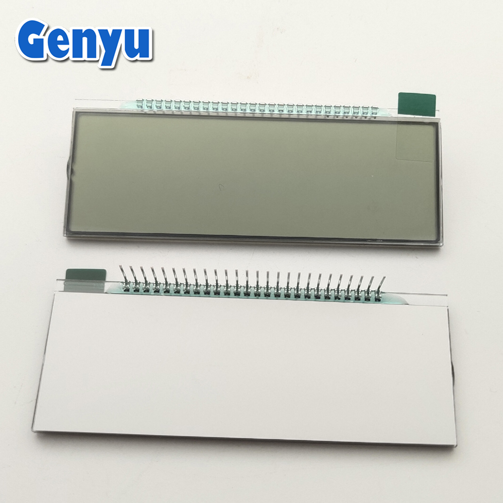 Custom Size Monochrome HTN Grey Color Segment LCD Display For Gas Meters