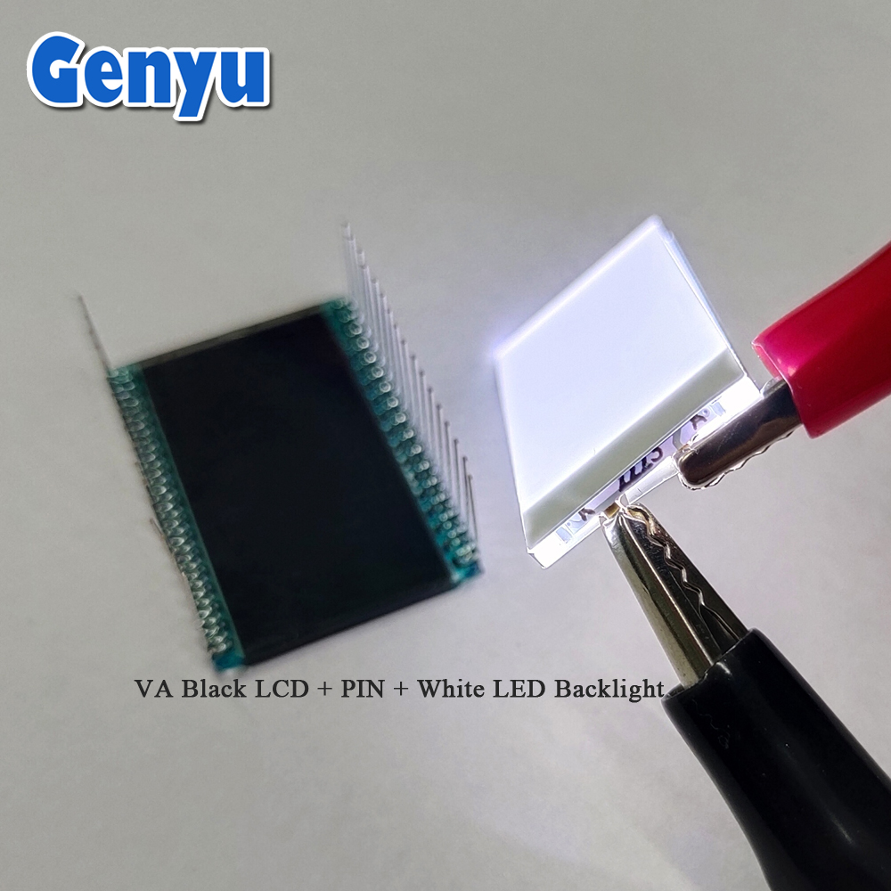 Custom High Contrast VA Black White LCD Screen Temperature Mono LCD Display Segment LCD 