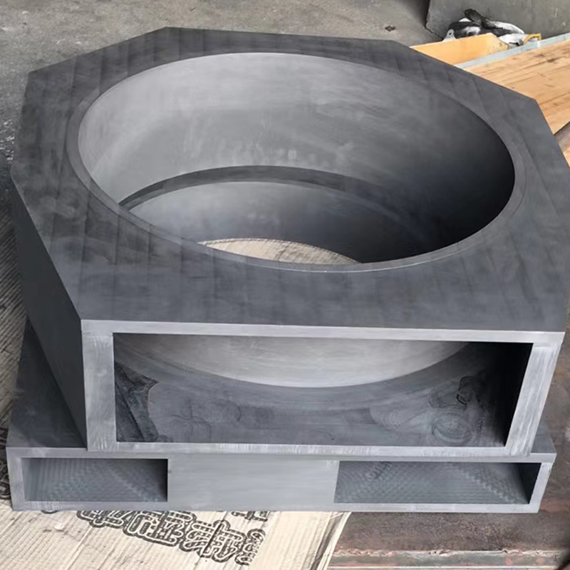 Hot pressed graphite mold