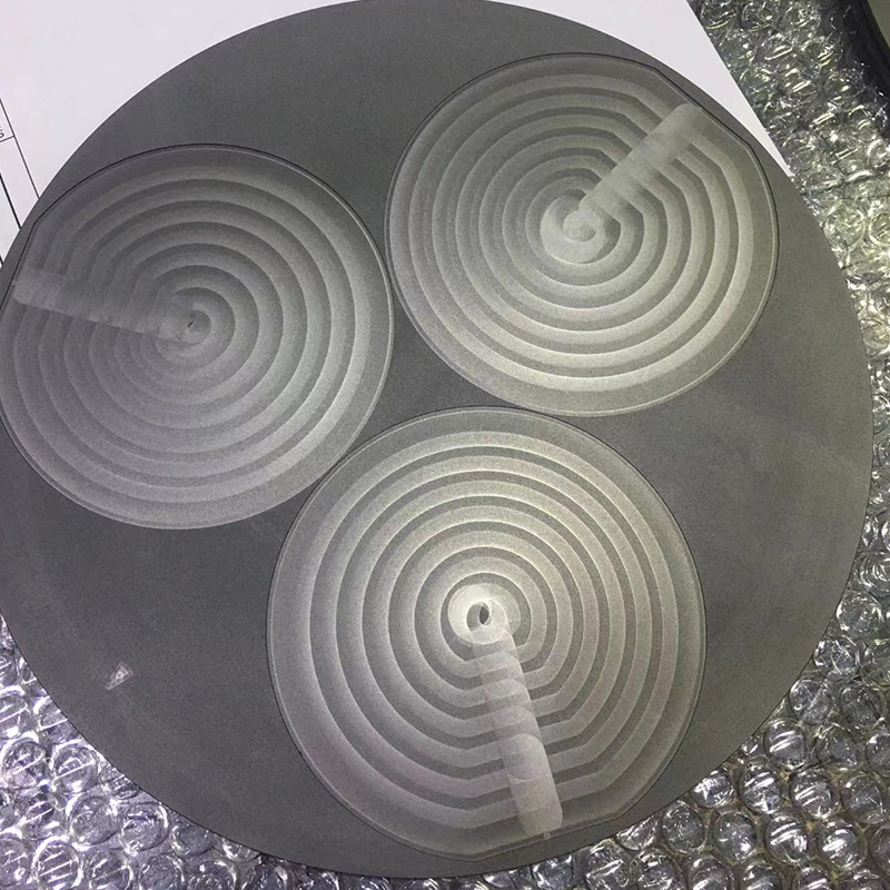 Hot pressed graphite mold