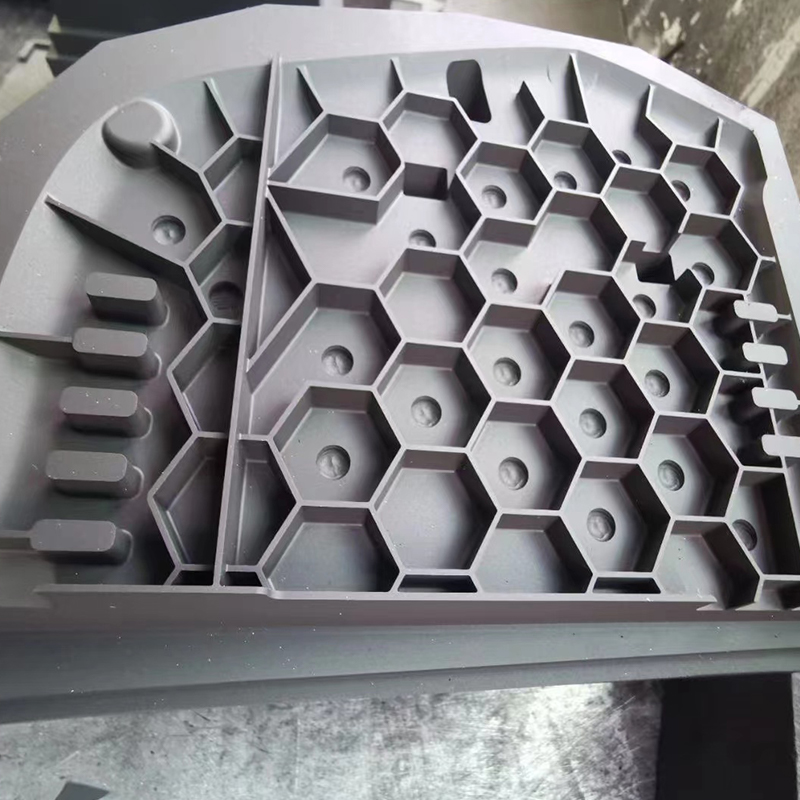 Hot pressed graphite mold