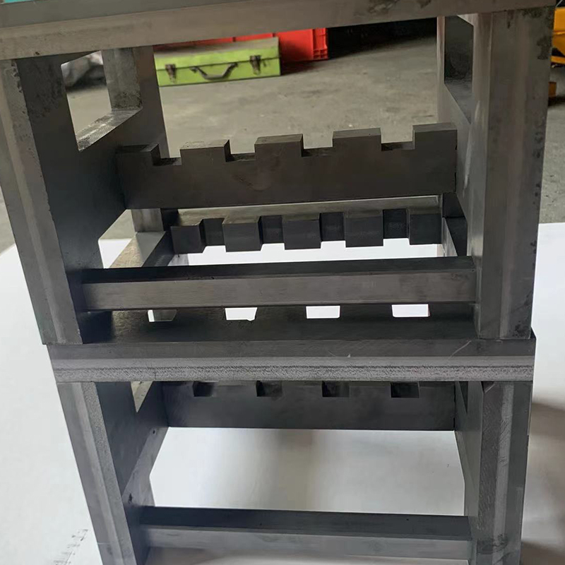 Hot pressed graphite mold