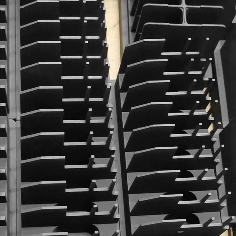 Hot pressed graphite mold