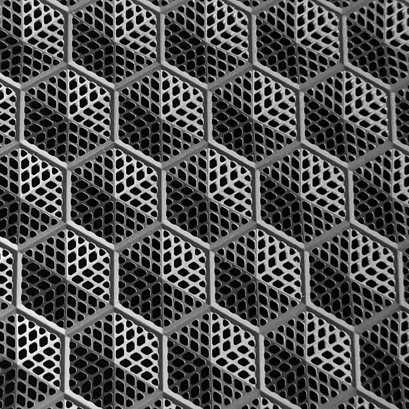 Hot pressed graphite mold