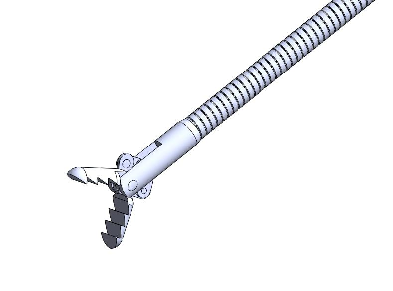 Hysteroscopy supporting surgical instruments